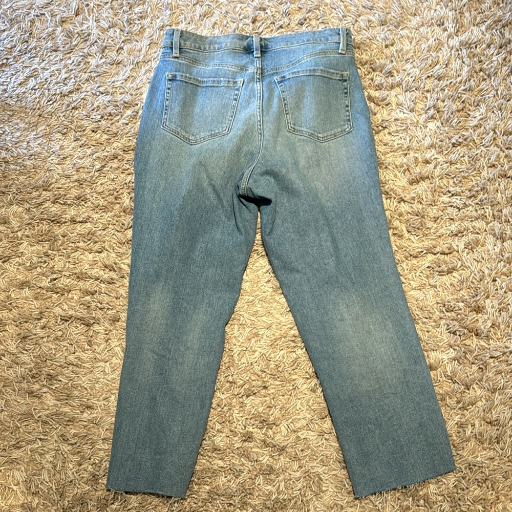 Women Lane Bryant size 14 jeans with rhinestone trim - Picture 2 of 5